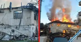 Zonguldakta 2 katlı ev alev topuna töndü O anlar kamerada-1.webp