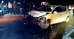 Şanlıurfada acı kaza İki otomobil kafa kafaya çarpıştı Ölü ve yaralılar var-1.webp